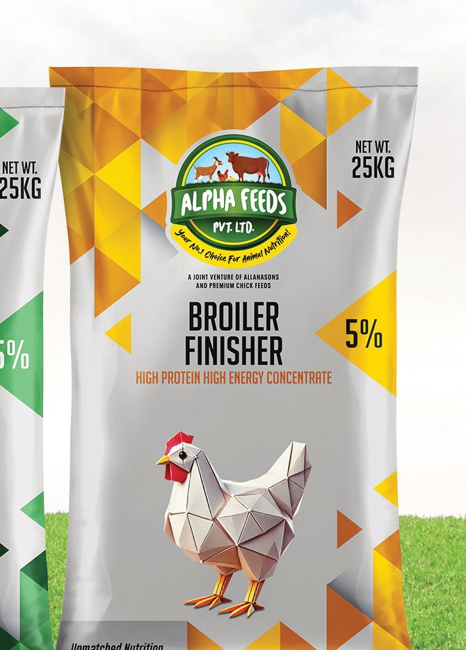 Broiler 5% Finisher concentrate, 25 kg bag