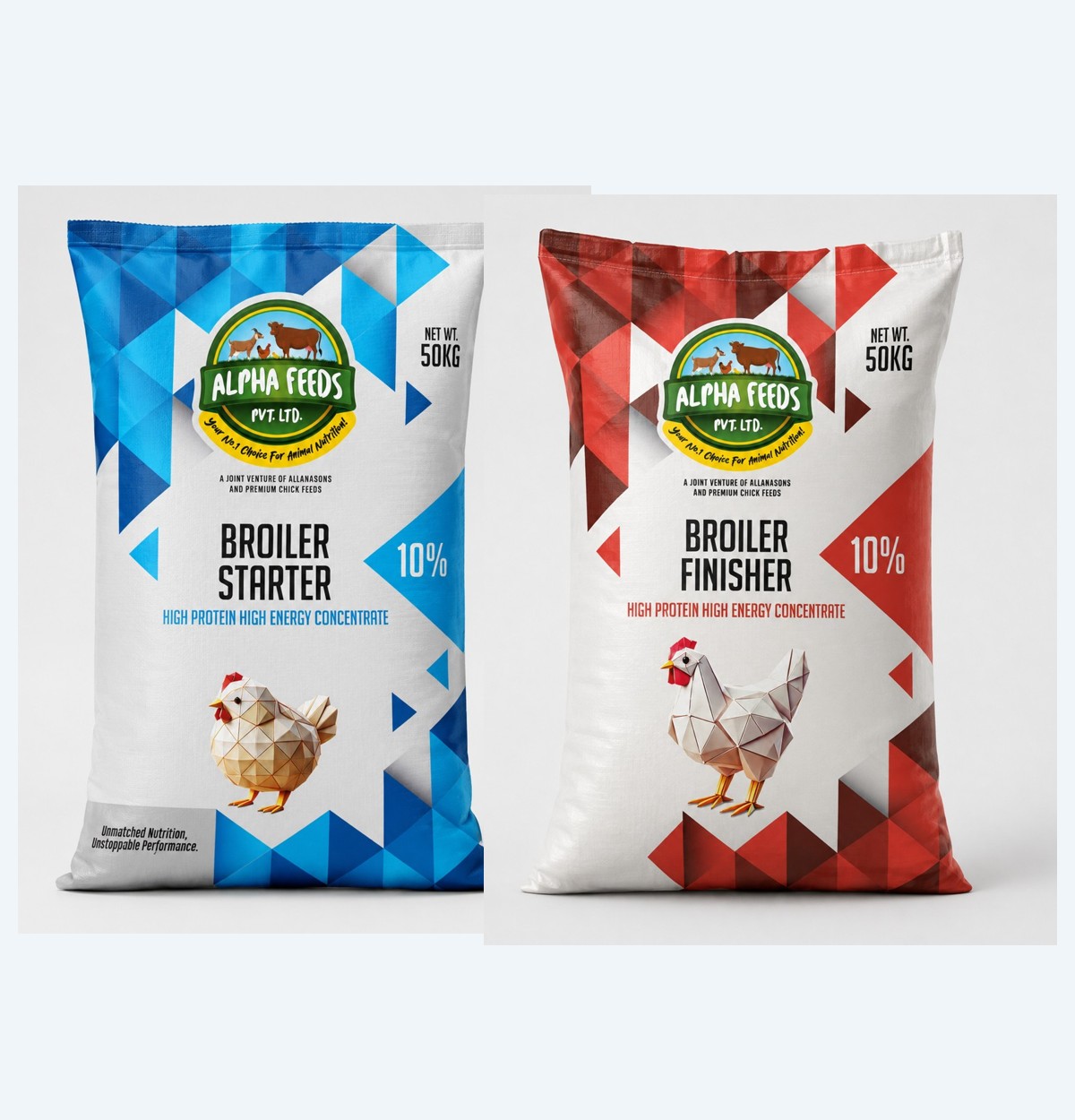 Alpha Feeds Broiler 10% Starter and Finisher range