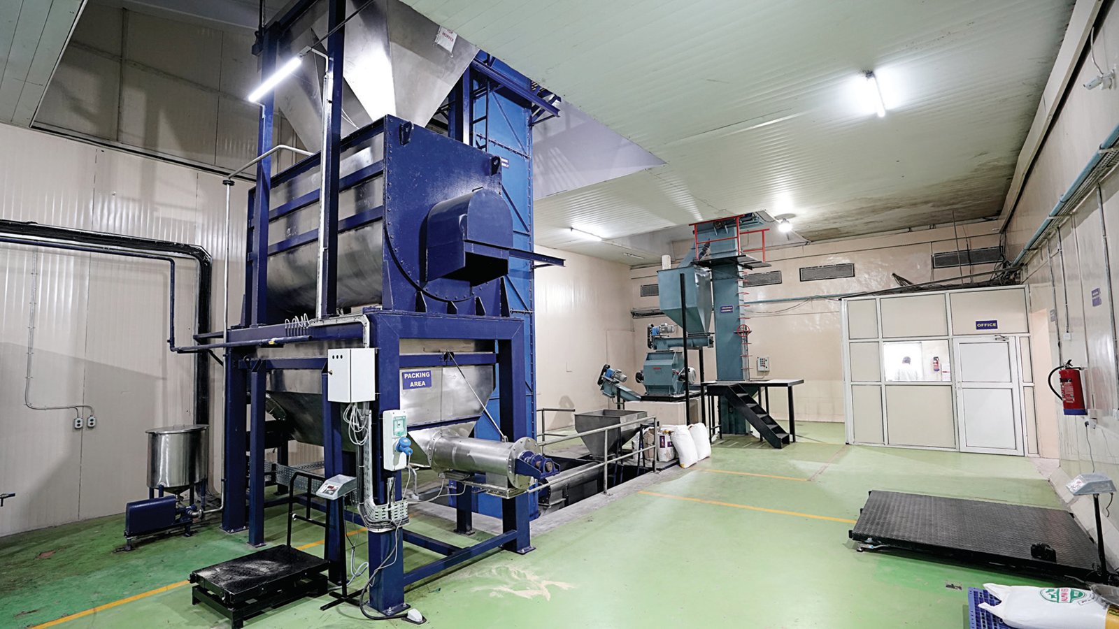 Batching and mixing line